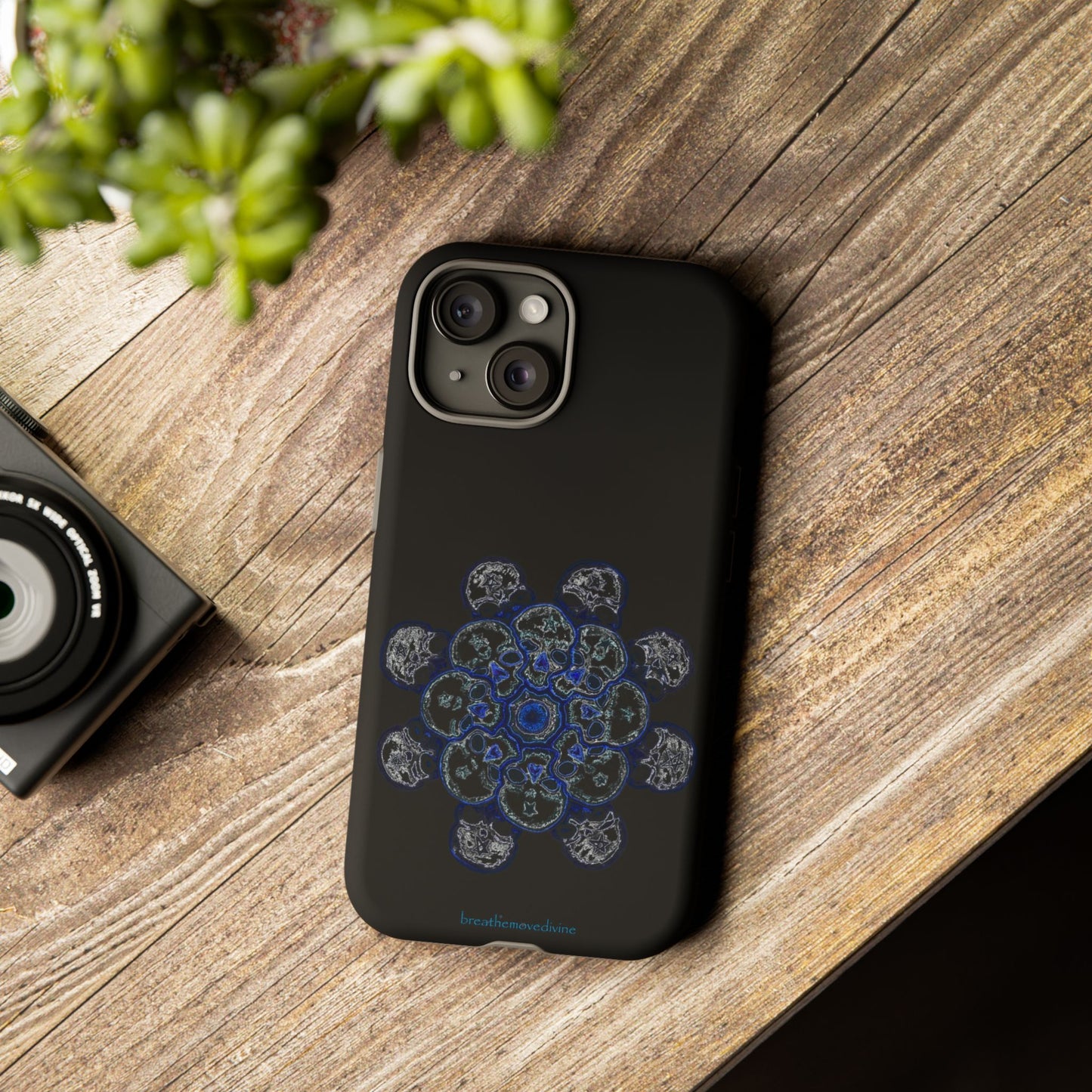 Flowers for Me by breathemovedivine Mandala Design Case for iPhone