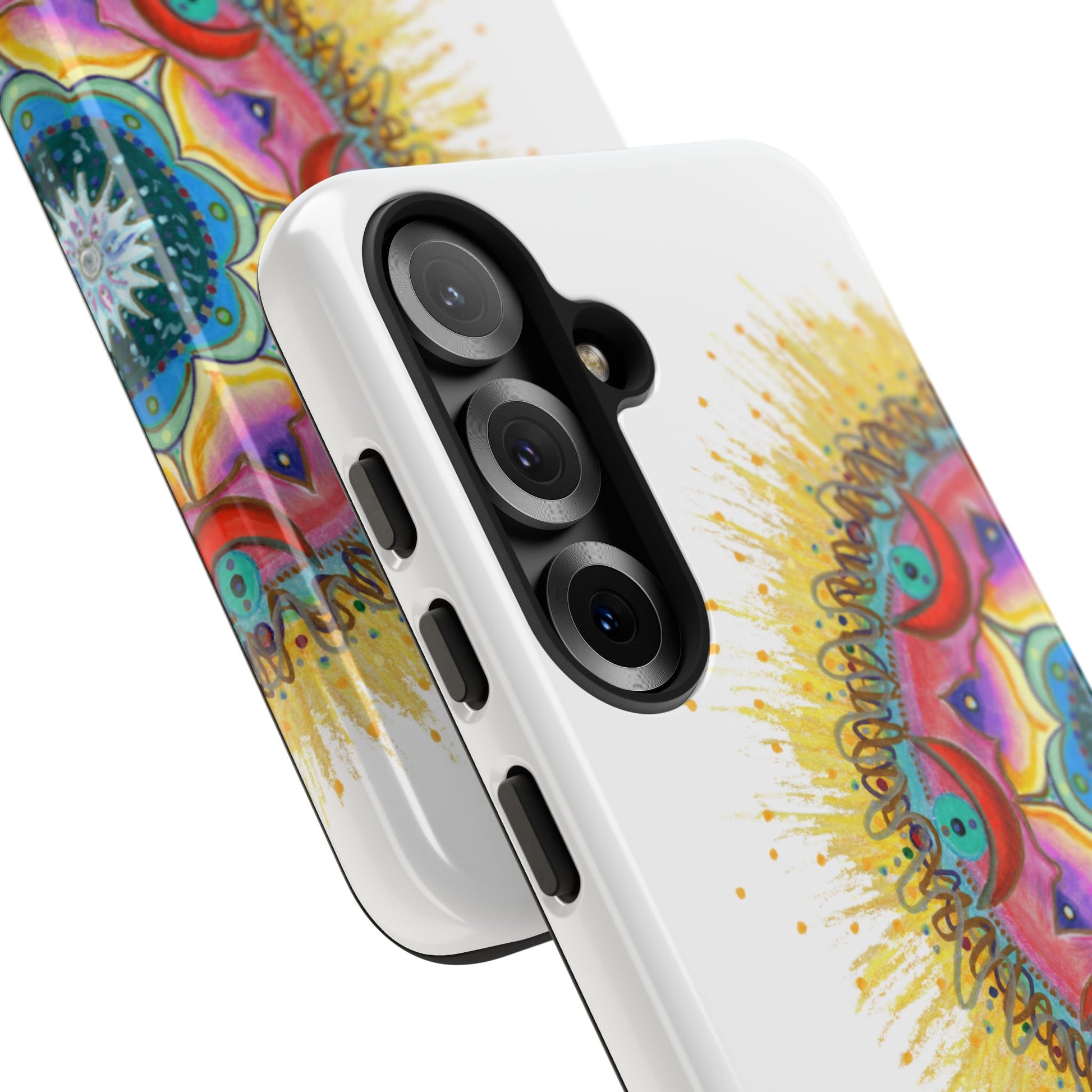 7 Chakras by breathemovedivine Mandala Phone Case for Android -  28.00