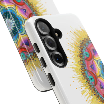 7 Chakras by breathemovedivine Mandala Phone Case for Android -  28.00