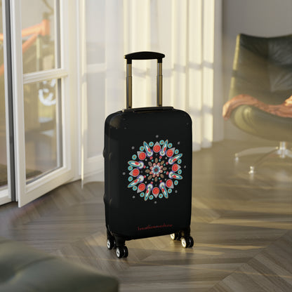Inner Eye by breathemovedivine Colorful Mandala Suitcase Cover