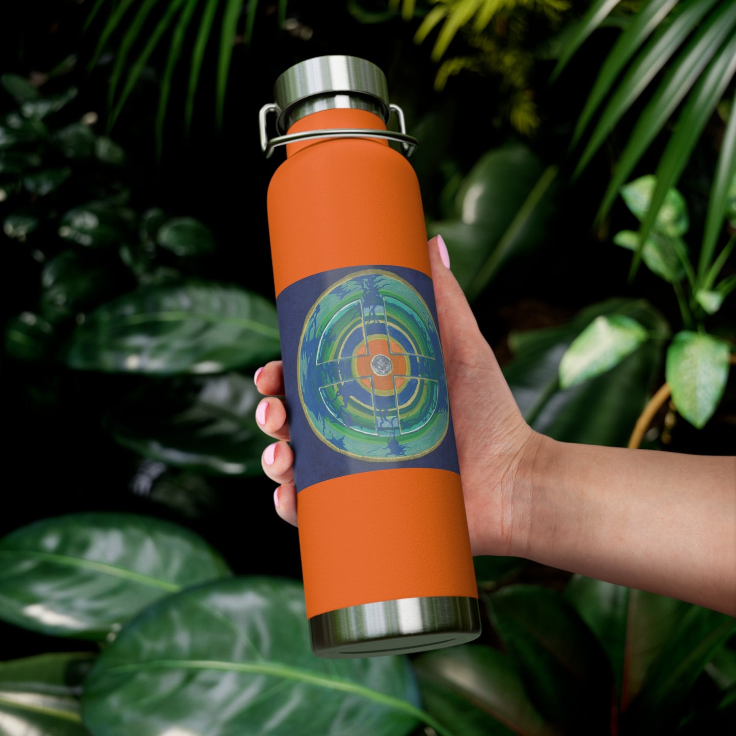 Fellow Humans Copper Vacuum Insulated Bottle, 22oz -  44.19 - Lifestyle Orange