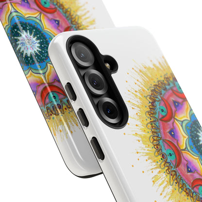 7 Chakras by breathemovedivine Mandala Design Case for Android