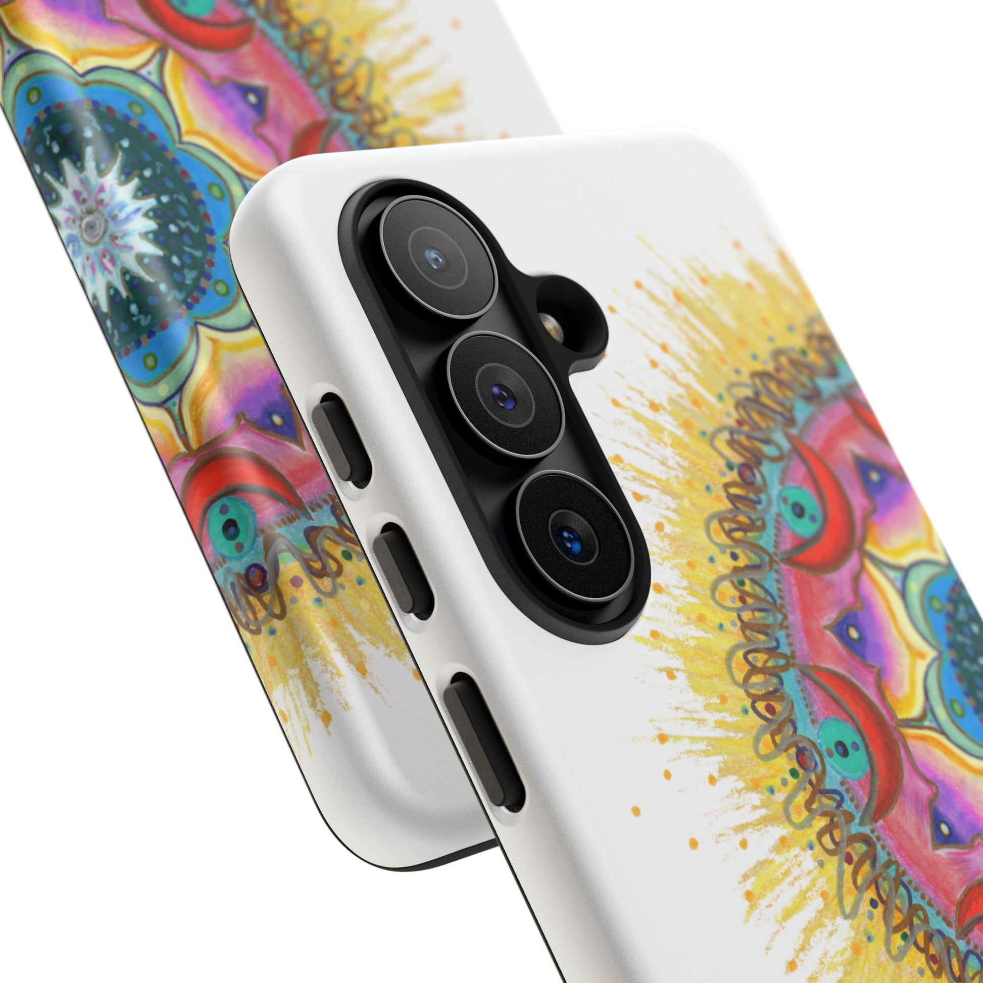 7 Chakras by breathemovedivine Mandala Phone Case for Android -  28.00