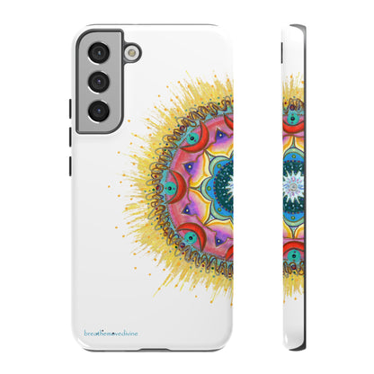 7 Chakras by breathemovedivine Mandala Phone Case for Android -  28.00