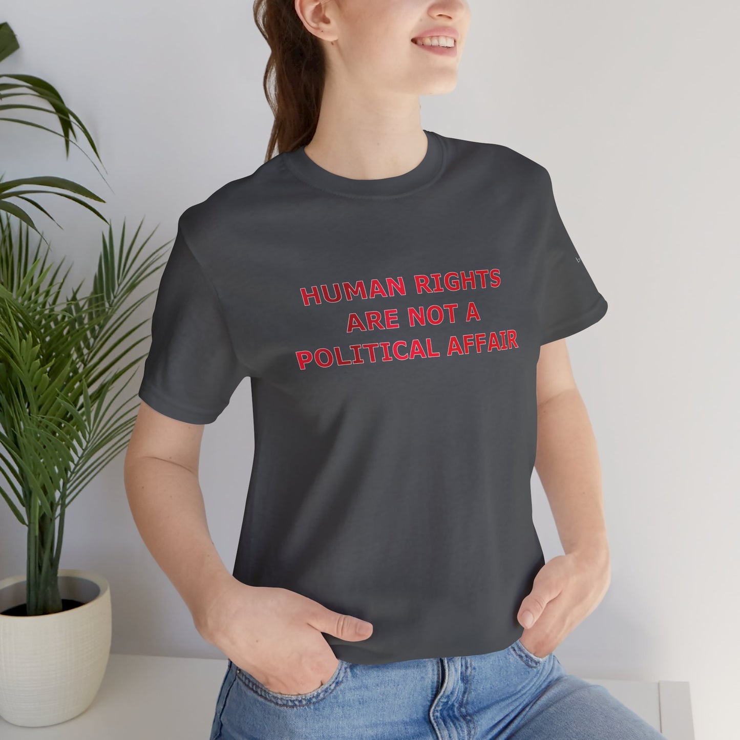 Human Rights Red Unisex T - breathemovedivine RESIST