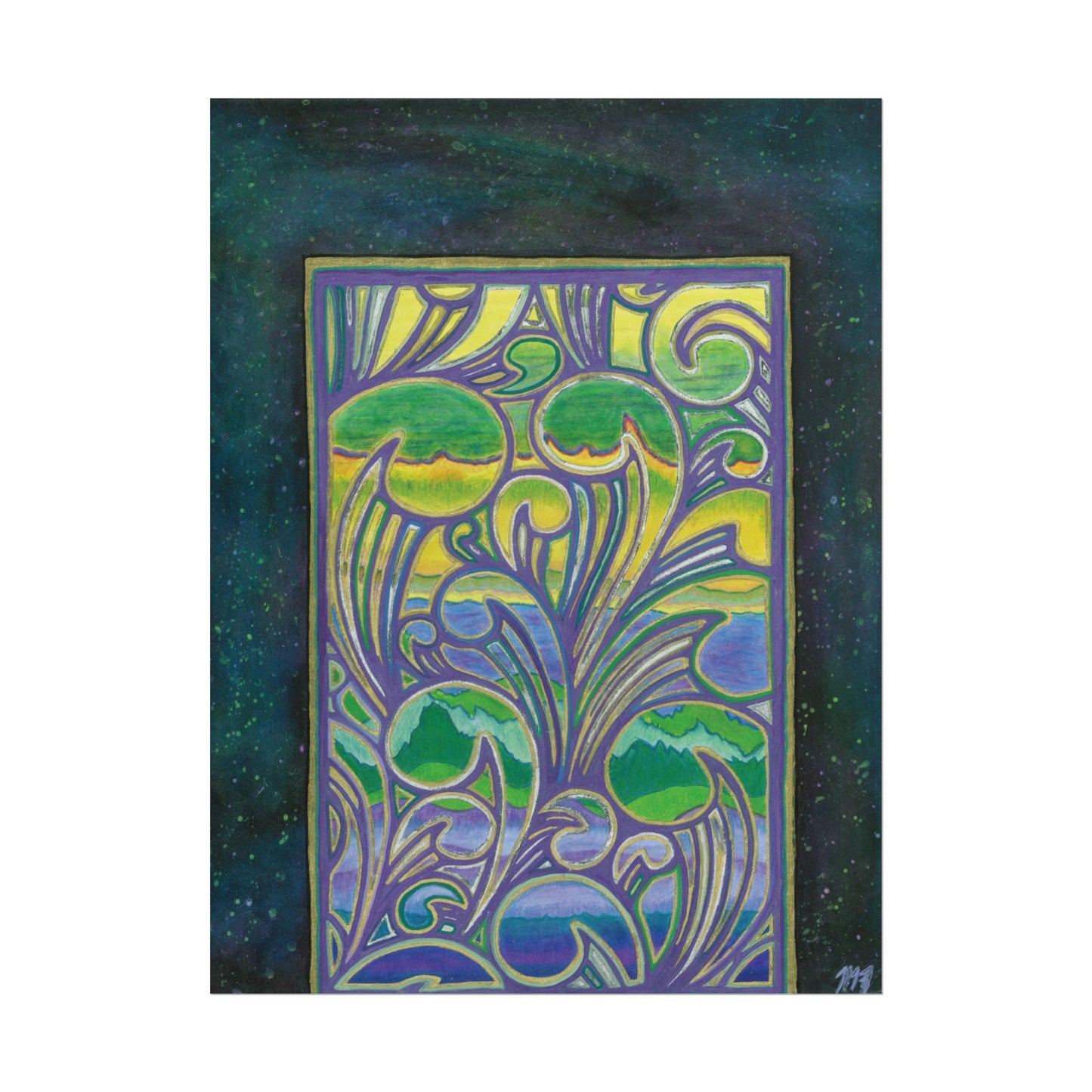 Lucid by breathemovedivine Rolled Poster Print