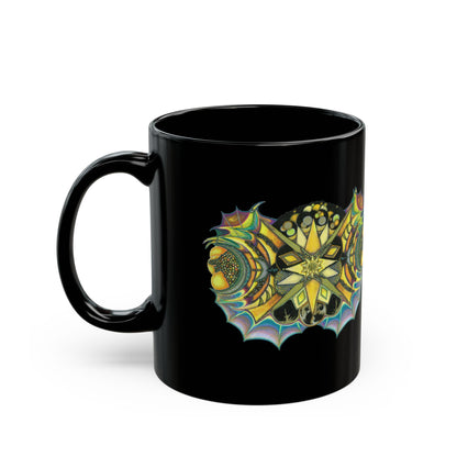 Creature by breathemovedivine Premium Black Mug -  17.00