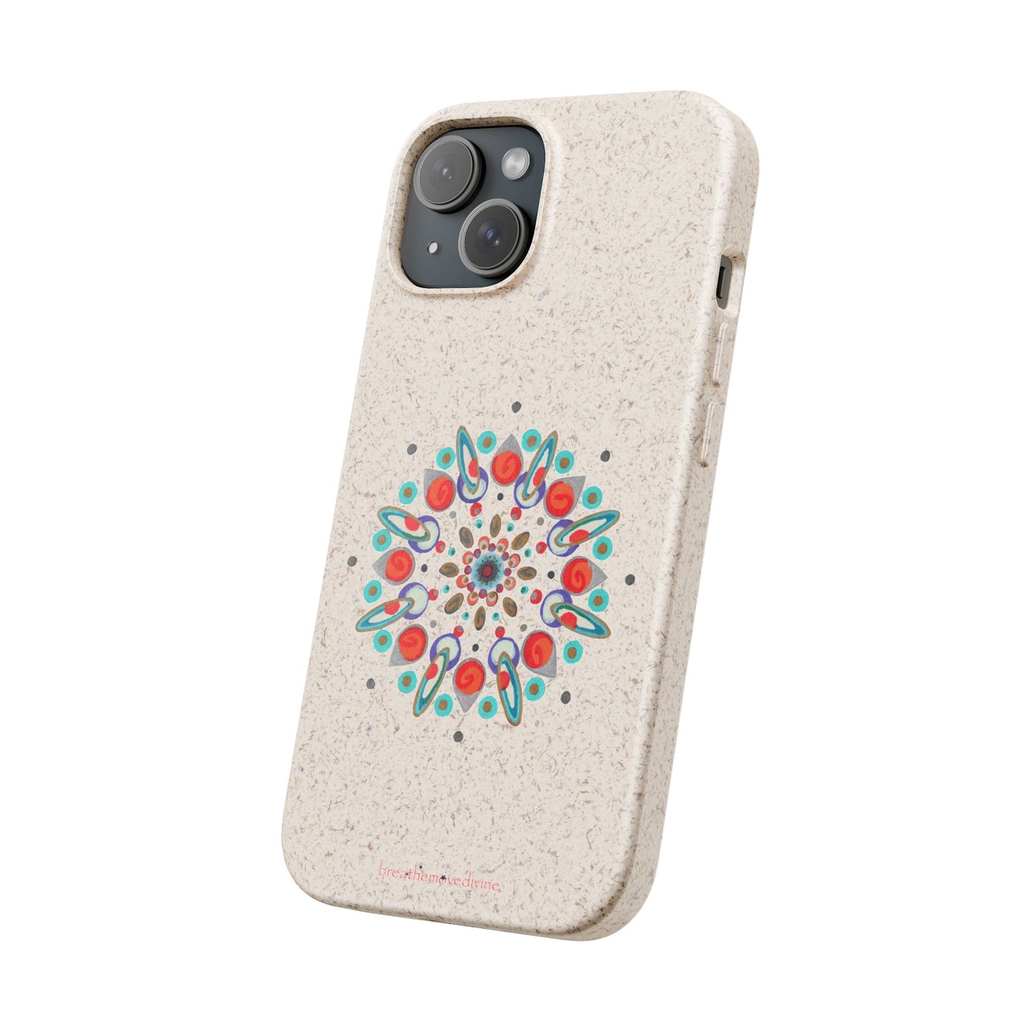 Inner Eye by breathemovedivine Eco-Friendly Case for iPhone with Mandala Design