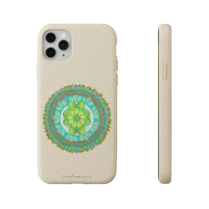 Heart Flame by breathemovedivine Eco-Friendly Case for iPhone with Mandala Design