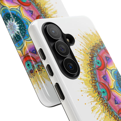 7 Chakras by breathemovedivine Mandala Phone Case for Android -  28.00
