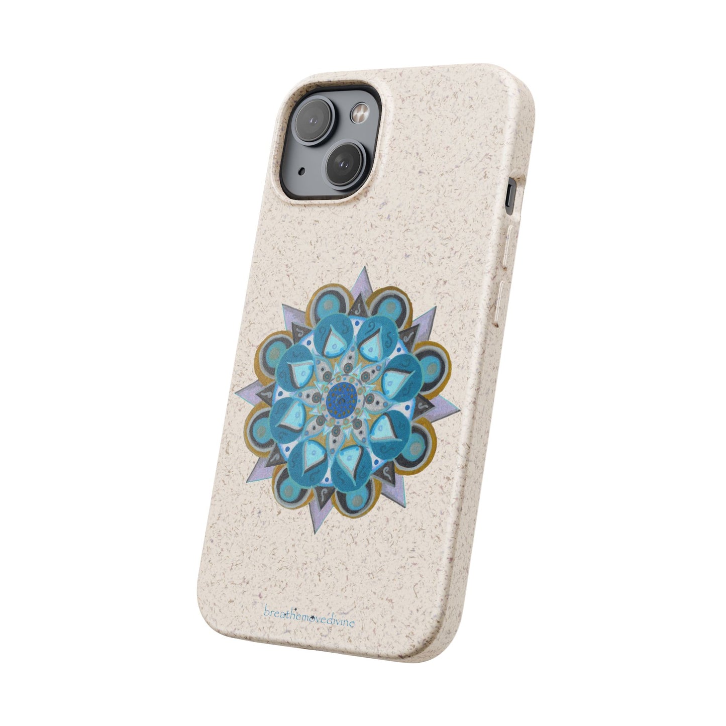 3 Chakras by breathemovedivine Eco-Friendly Case for iPhone with Mandala Design