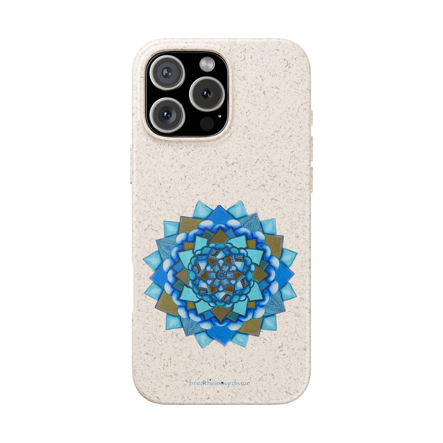 Voice by breathemovedivine Eco-Friendly Case for iPhone with Mandala Design -  21.87 front