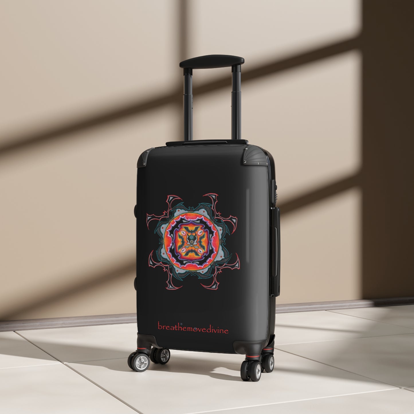 Scry by breathemovedivine Colorful Mandala Suitcase - Travel with Style and Inspiration