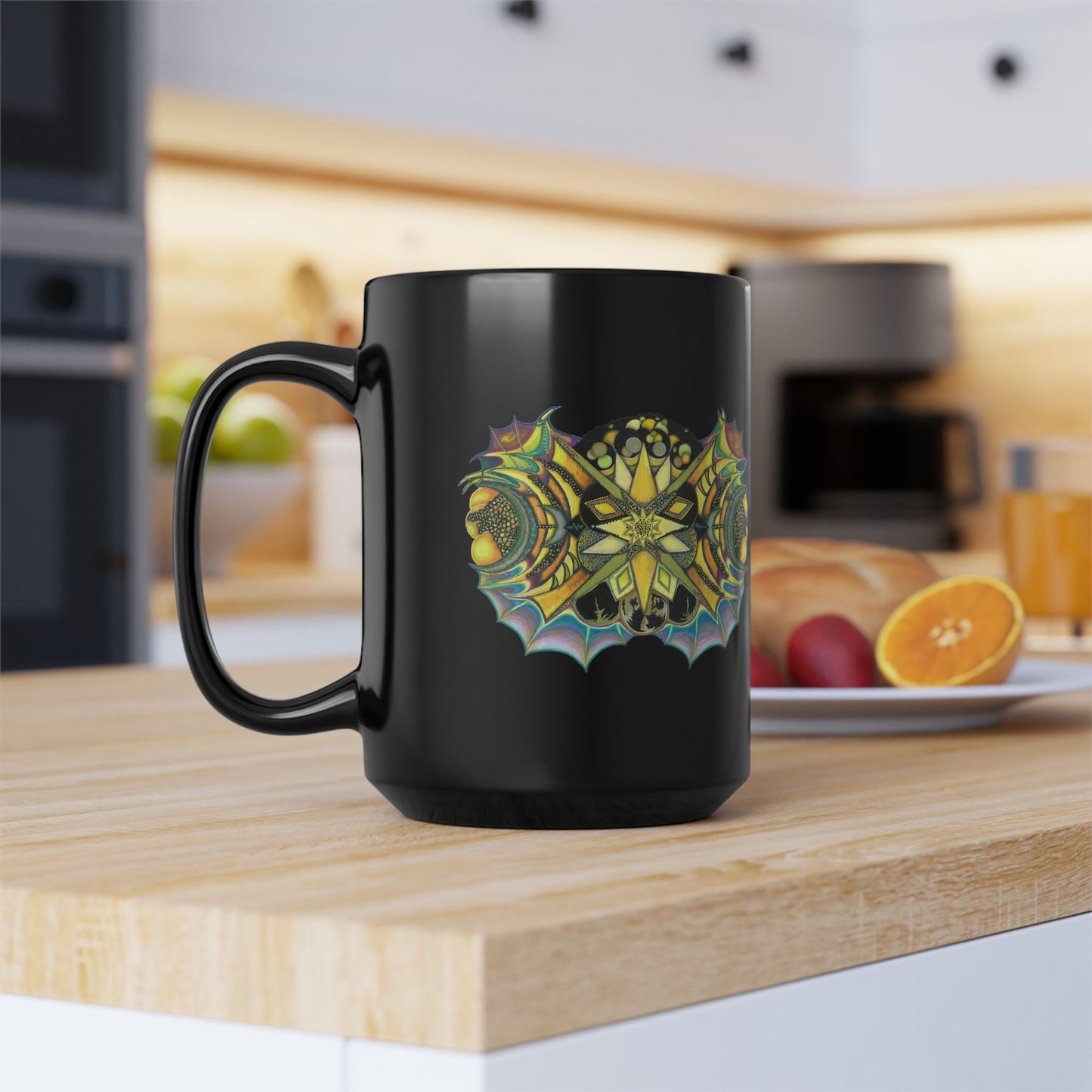Creature by breathemovedivine Premium Black Mug -  17.00