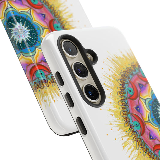 7 Chakras by breathemovedivine Mandala Design Case for Android