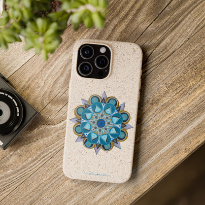 3 Chakras by breathemovedivine Eco-Friendly Case for iPhone with Mandala Design