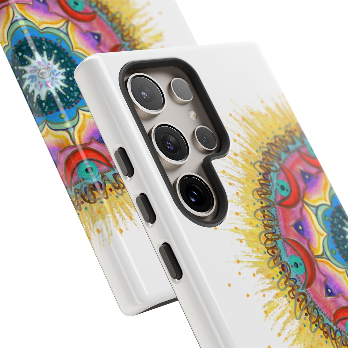 7 Chakras by breathemovedivine Mandala Design Case for Android