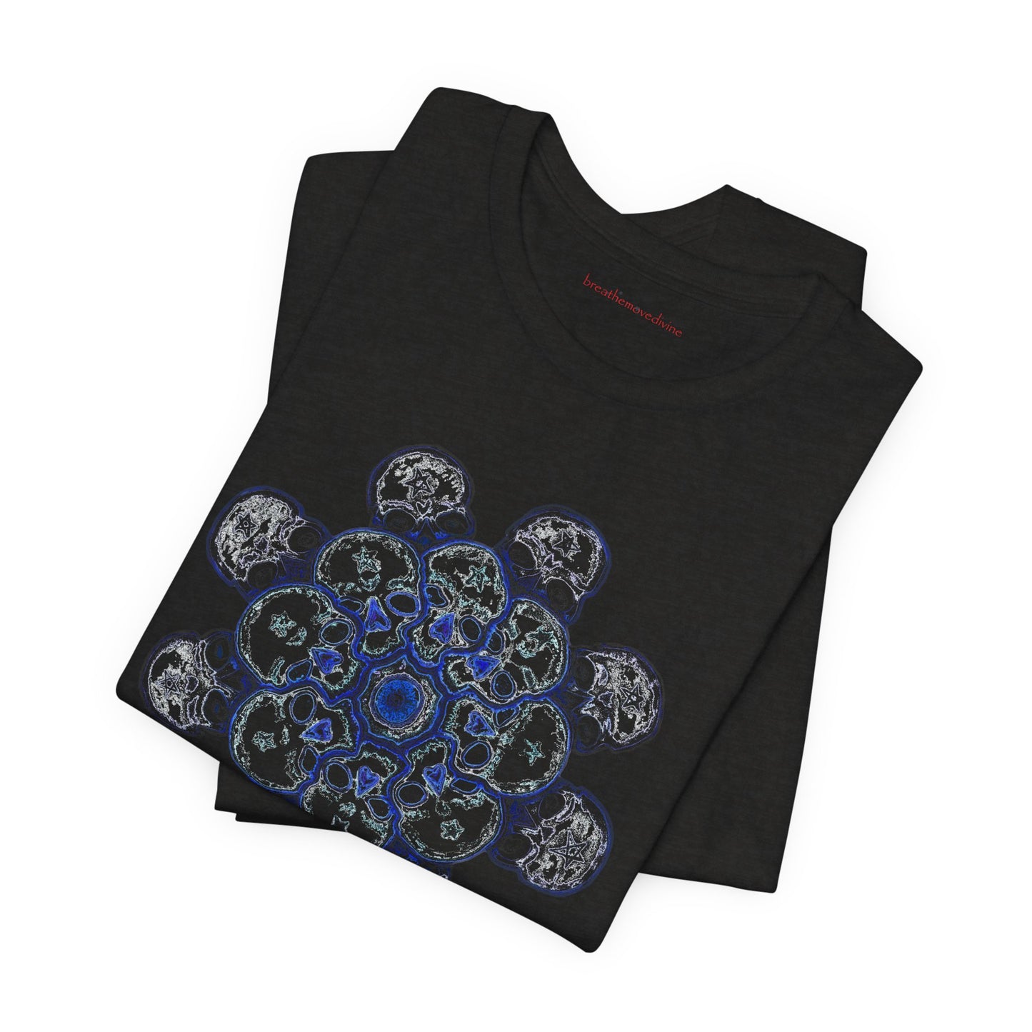 Flowers for Me by breathemovedivine Vibrant Mandala Unisex Jersey Short Sleeve Tee - Bohemian Vibes