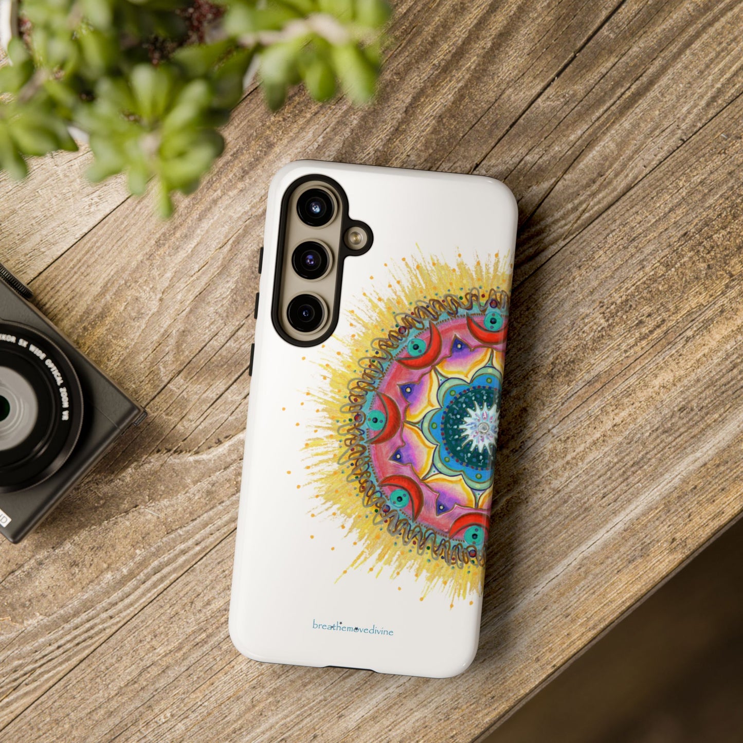 7 Chakras by breathemovedivine Mandala Design Case for Android