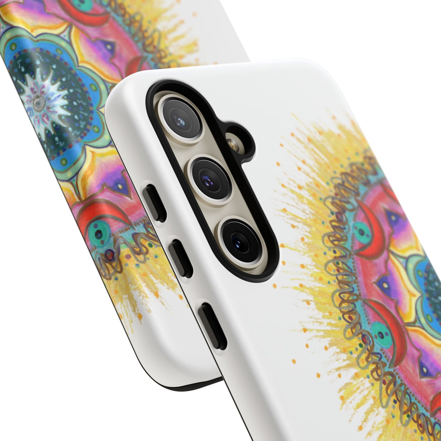 7 Chakras by breathemovedivine Mandala Phone Case for Android -  28.00