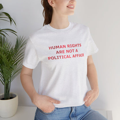 Human Rights Red Unisex T - breathemovedivine RESIST