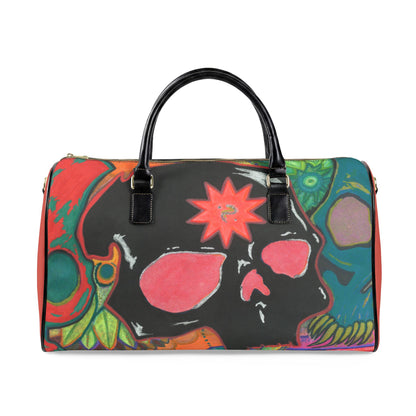 Untitled by breathemovedivine Leather Travel Bag