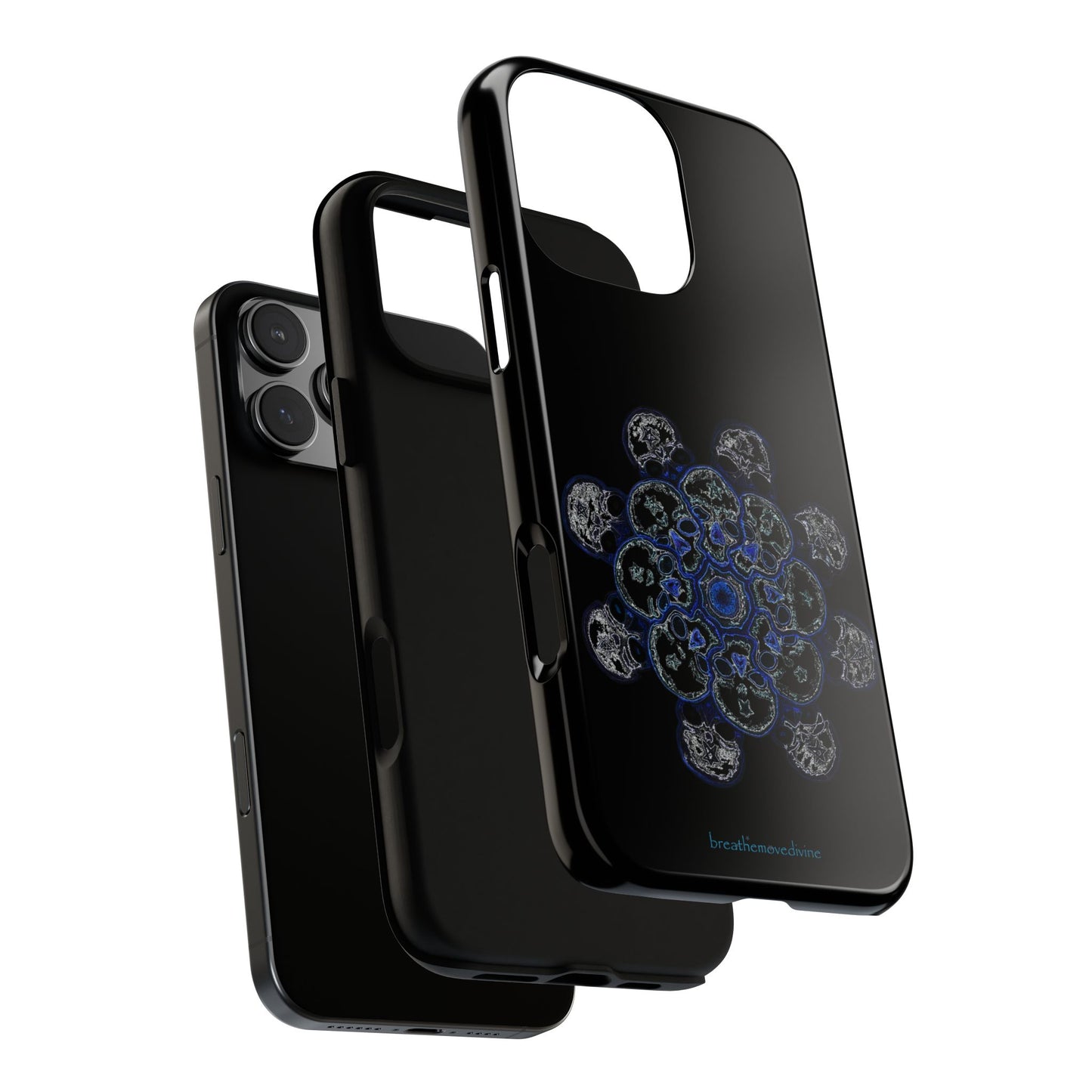 Flowers for Me by breathemovedivine Mandala Design Case for iPhone