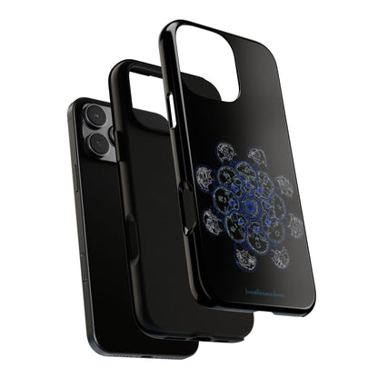Flowers for Me by breathemovedivine Mandala Design Case for iPhone