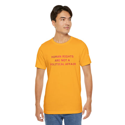 Human Rights Red Unisex T - breathemovedivine RESIST