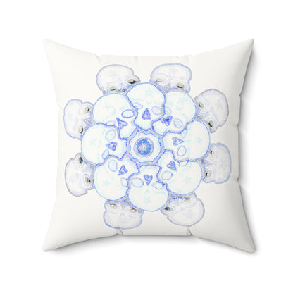 Flowers for Me by breathemovedivine Faux Suede Square Pillow | Artistic Home Decor