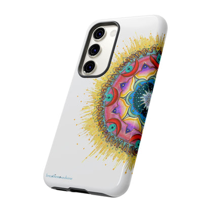 7 Chakras by breathemovedivine Mandala Phone Case for Android -  28.00