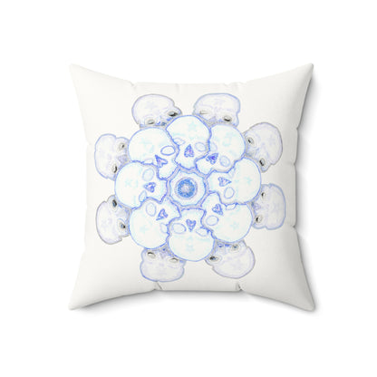 Flowers for Me by breathemovedivine Faux Suede Square Pillow | Artistic Home Decor