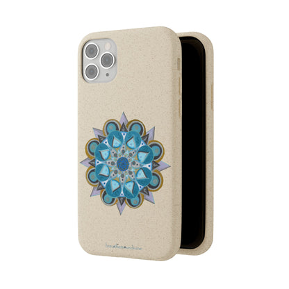 3 Chakras by breathemovedivine Eco-Friendly Case for iPhone with Mandala Design