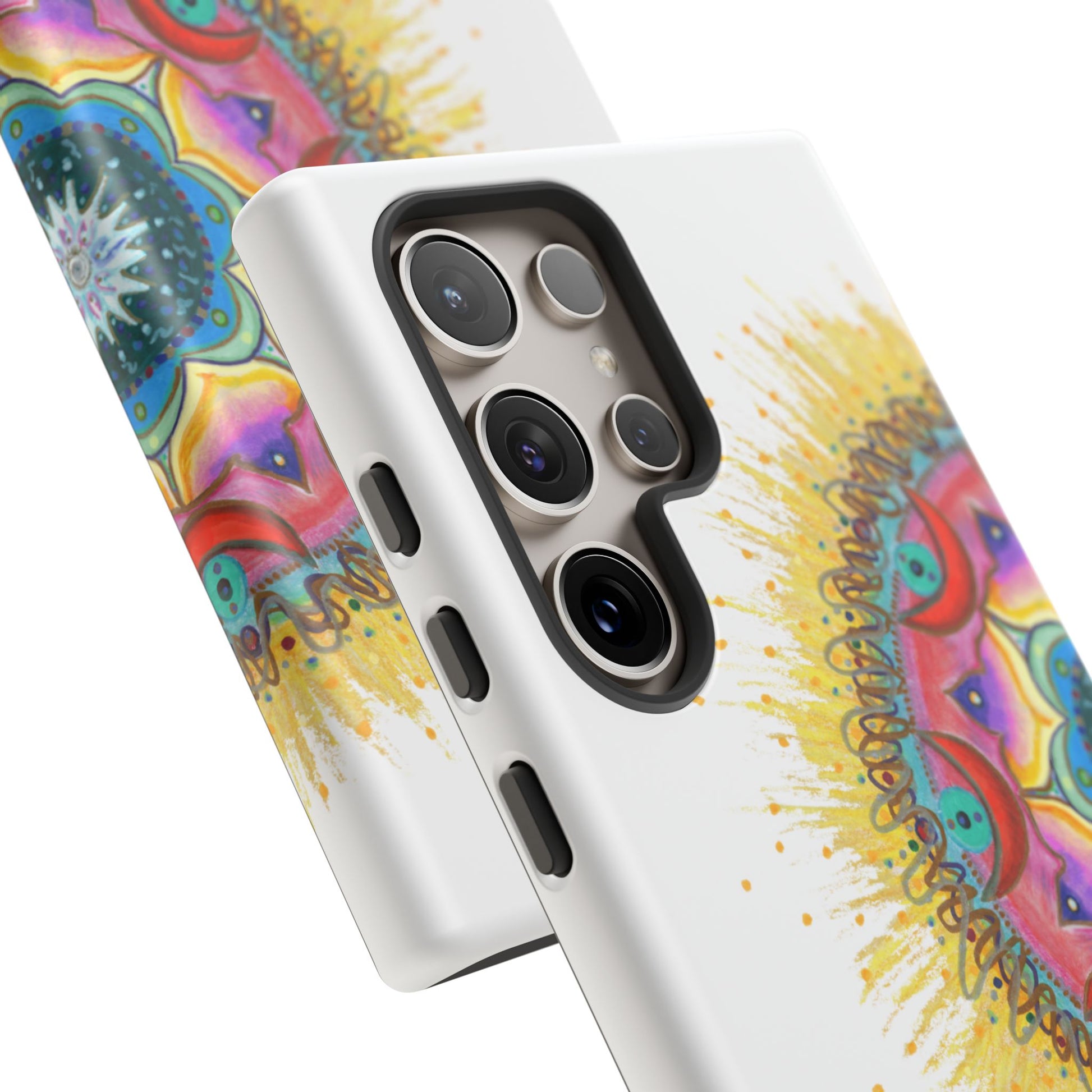 7 Chakras by breathemovedivine Mandala Phone Case for Android -  28.00