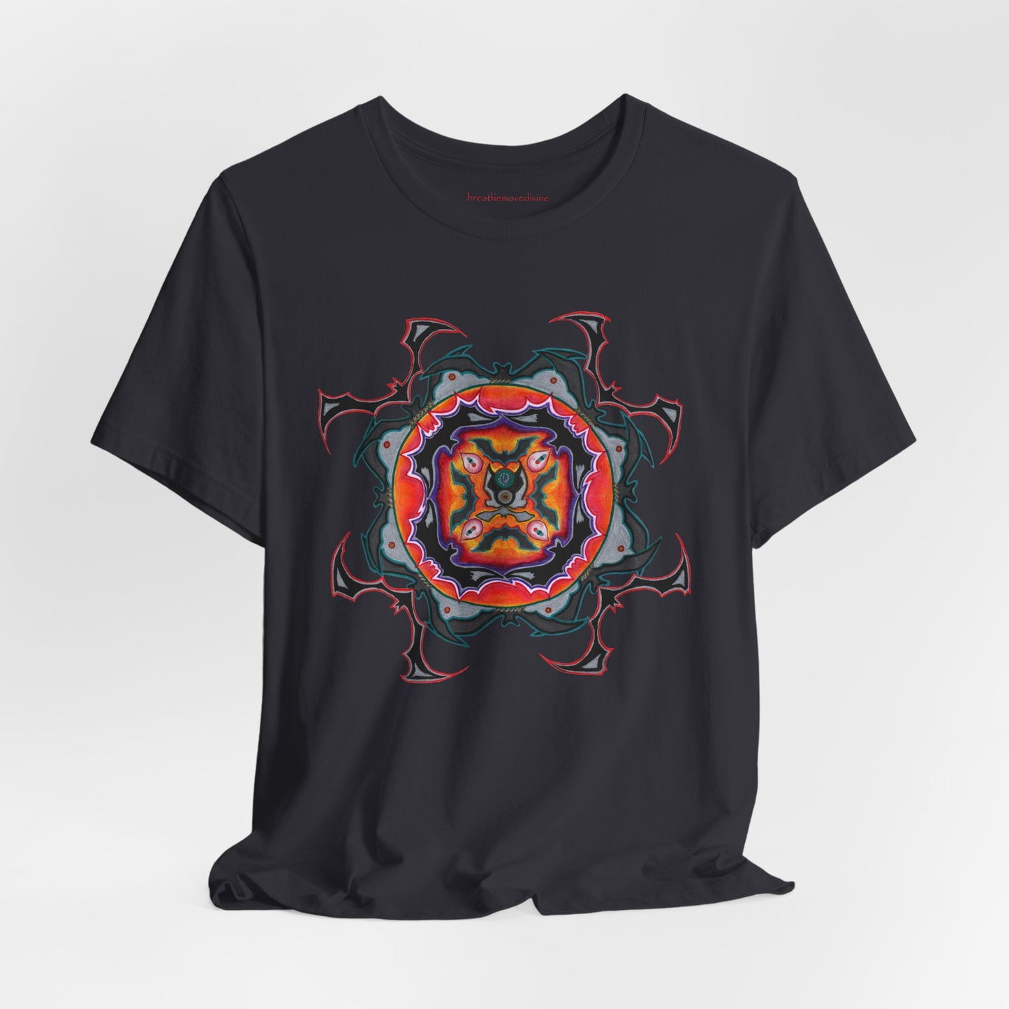 Scry by breathemovedivine Mandala Unisex Jersey T