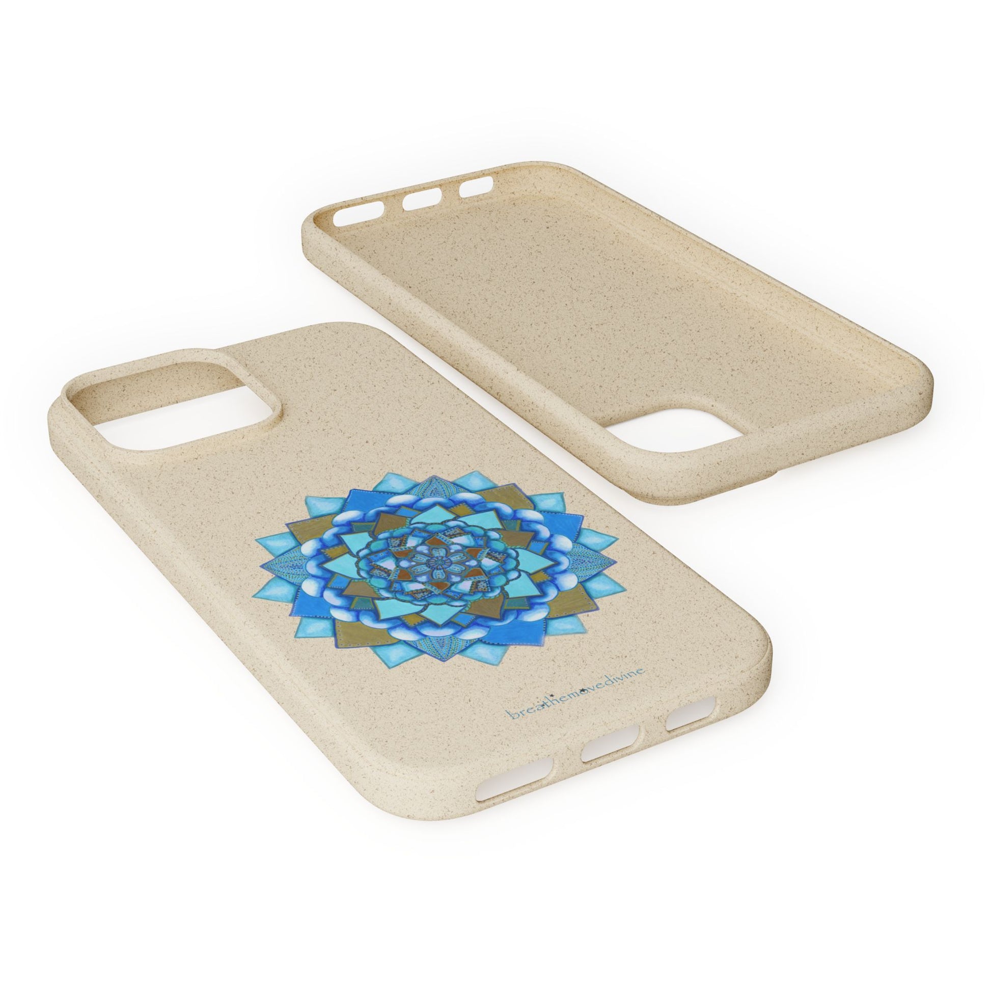 Voice by breathemovedivine Eco-Friendly Case for iPhone with Mandala Design -  21.87 full front and inside