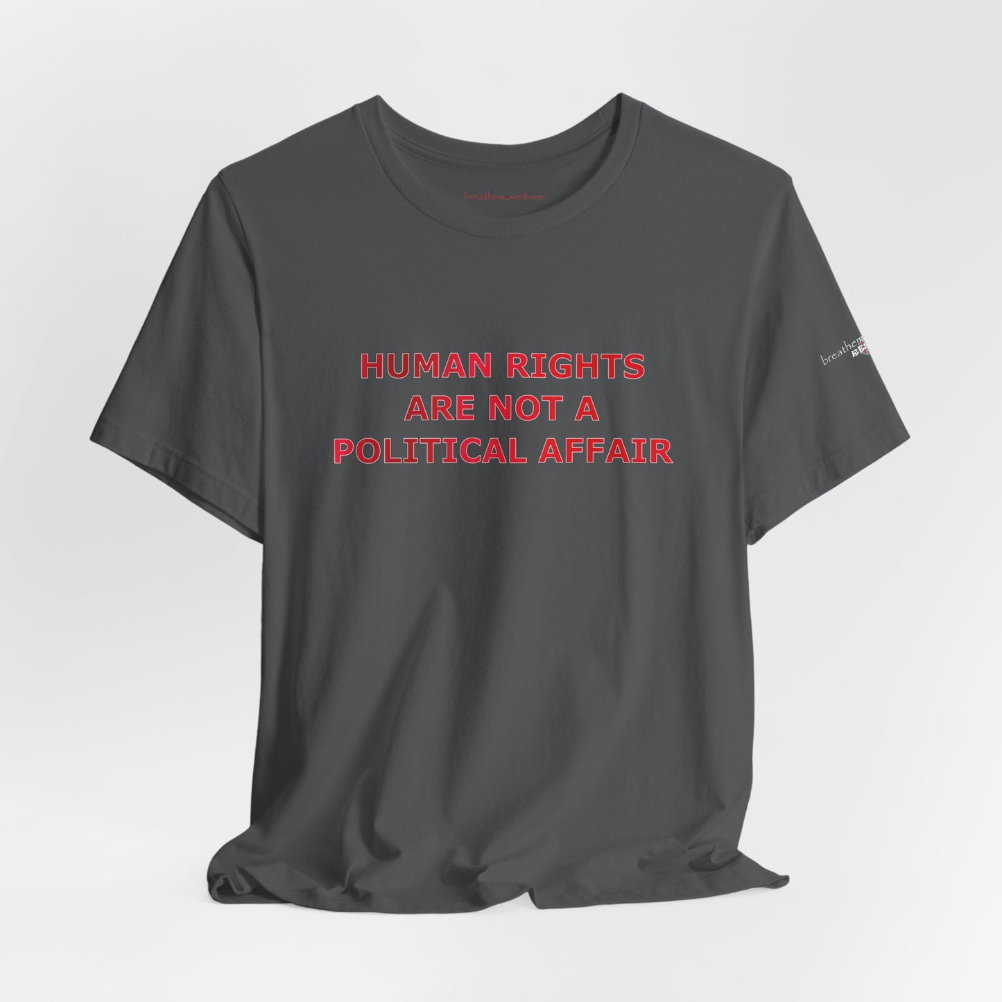 Human Rights Red Unisex T - breathemovedivine RESIST