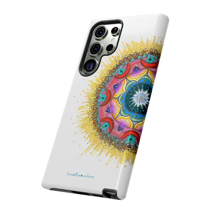 7 Chakras by breathemovedivine Mandala Design Case for Android