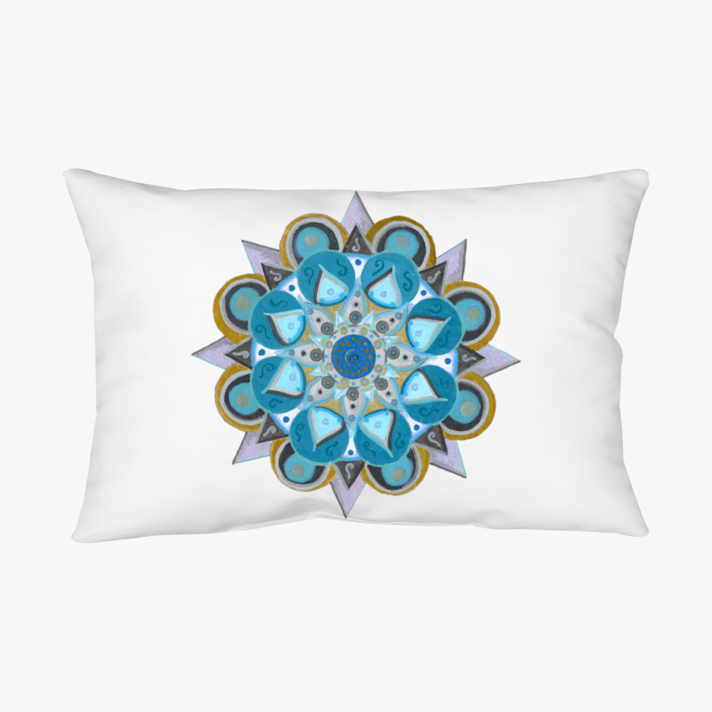 3 Chakras by breathemovedivine Throw Pillow