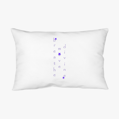 3 Chakras by breathemovedivine Throw Pillow