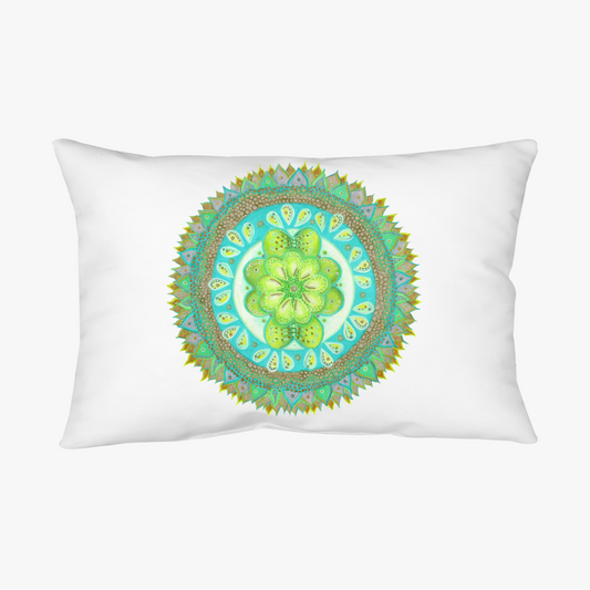 Heart Flame by breathemovedivine Throw Pillow
