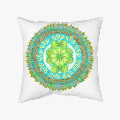 Heart Flame by breathemovedivine Throw Pillow