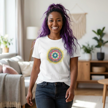 7 Chakras by breathemovedivine Mandala Women's Tee