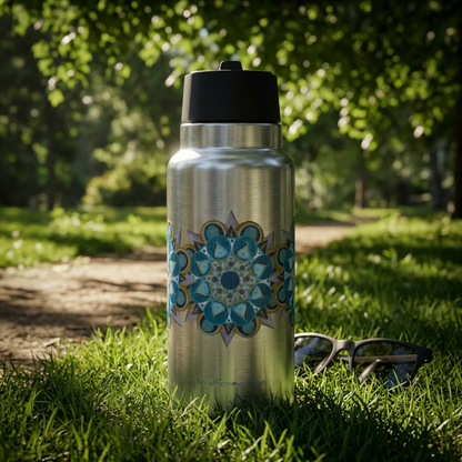 3 Chakras by breathemovedivine Colorful Gator Tumbler 32oz - Vibrant Insulated Drinkware for Adventure Lovers -  43.57 - Lifestyle