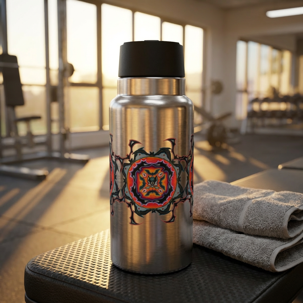 Scry by breathemovedivine Colorful Gator Tumbler 32oz - Vibrant Insulated Drinkware for Adventure Lovers -  43.57 - Lifestyle 1
