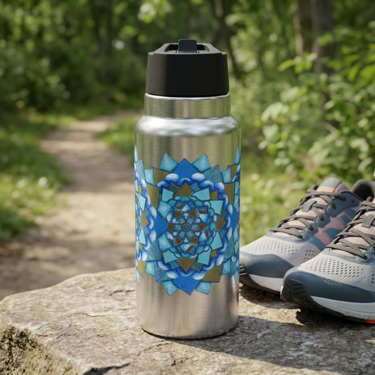 Voice by breathemovedivine Colorful Gator Tumbler 32oz - Vibrant Insulated Drinkware for Adventure Lovers