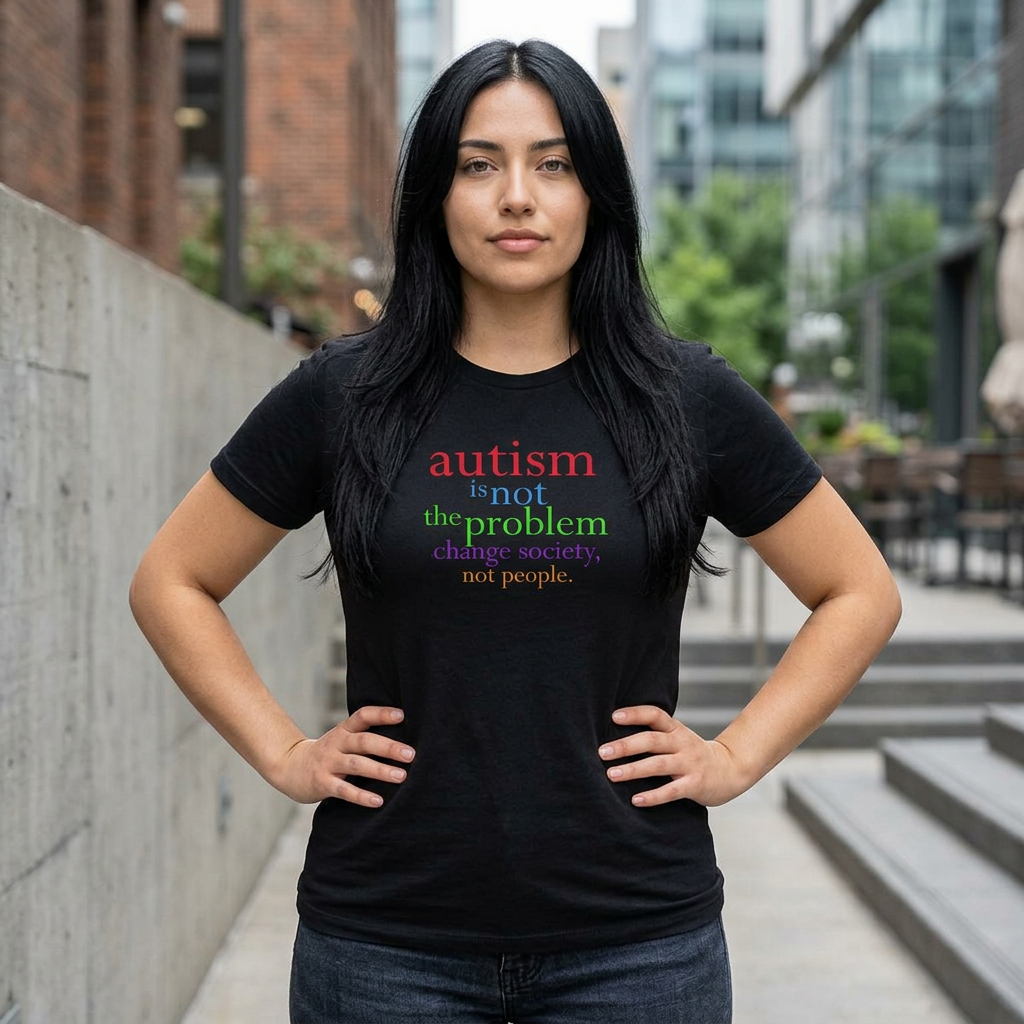 Autism is not the Problem Women's T-shirt - breathemovedivine RESIST