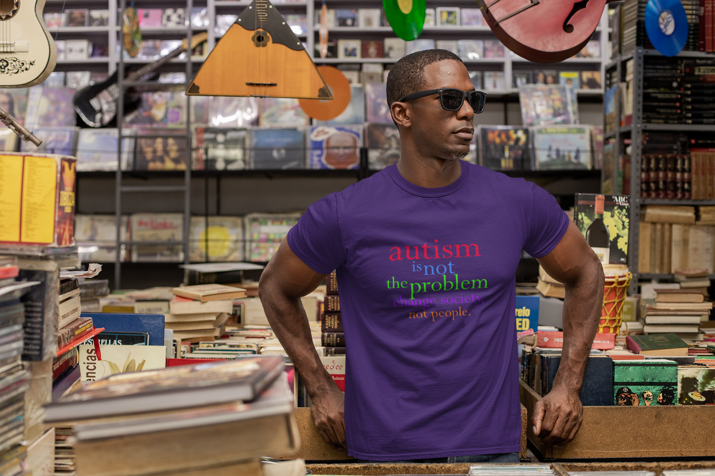 Autism is Not the Problem Unisex T - breathemovedivine RESIST -  39.98