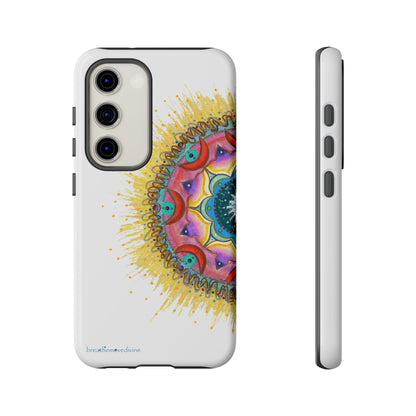 7 Chakras by breathemovedivine Mandala Phone Case for Android -  28.00