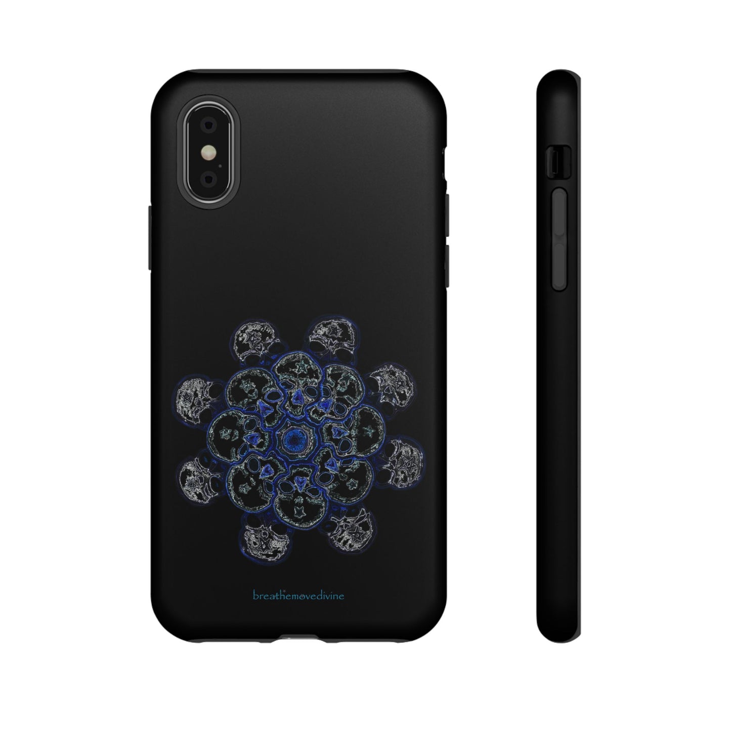 Flowers for Me by breathemovedivine Mandala Design Case for iPhone